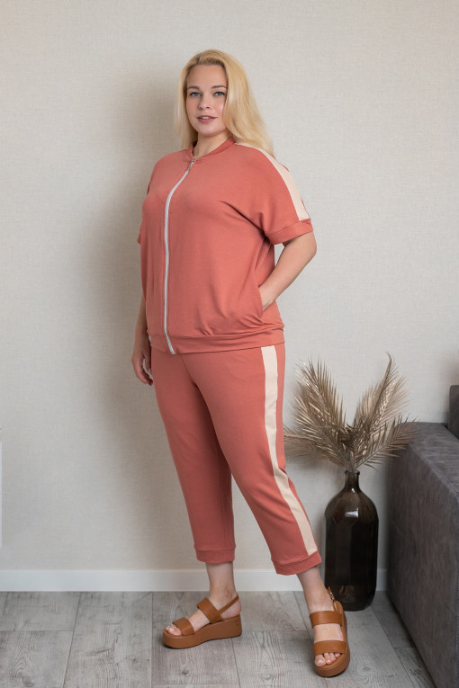 Костюм спортивний жіночий КС-208 грейпфрут